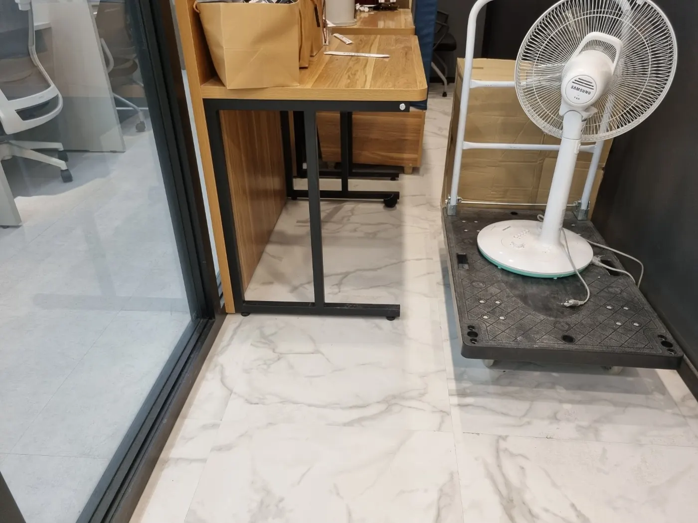 데스크·수납장 정리 — 입암면 학원청소 현장