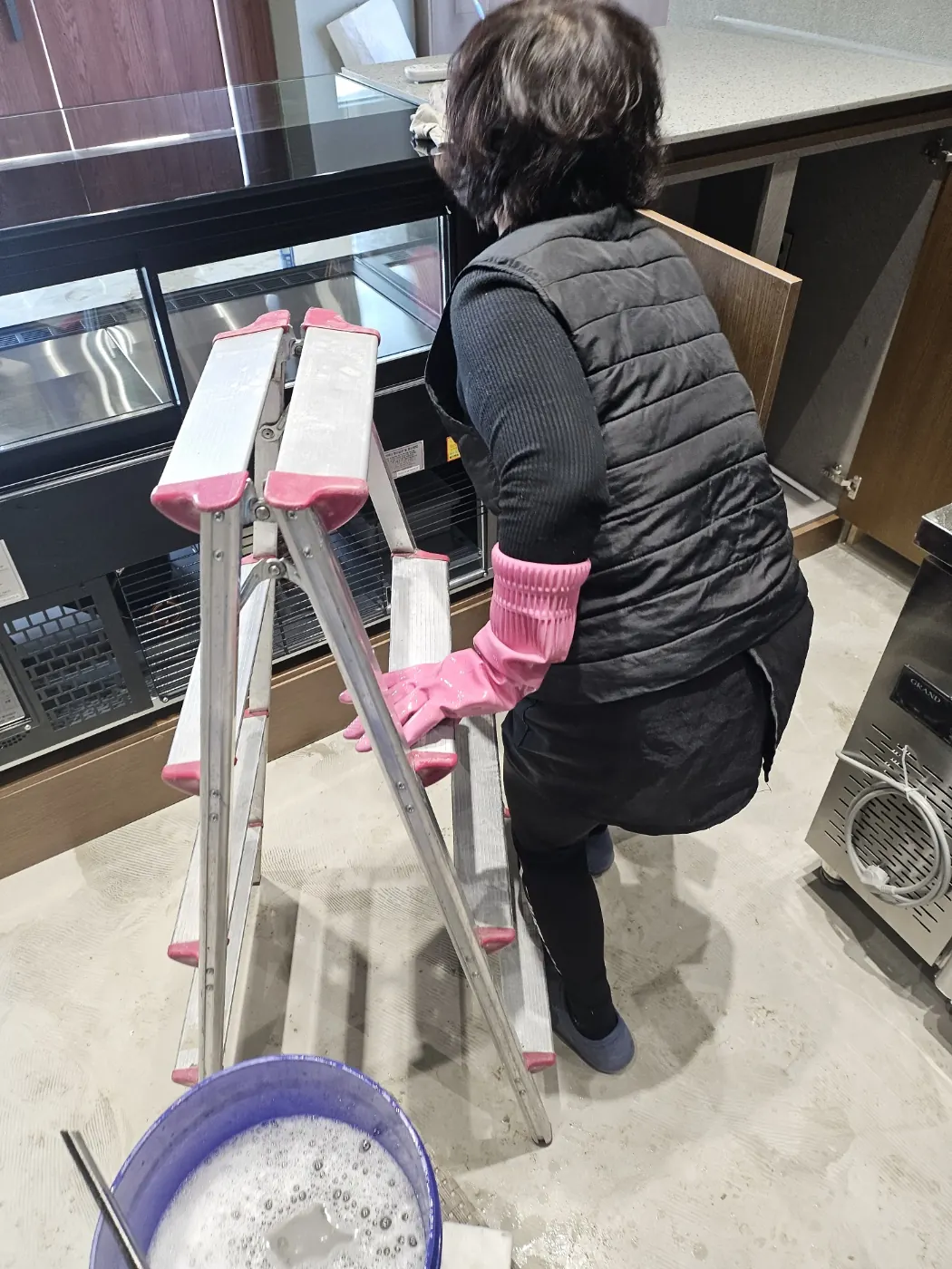 분진 제거 — 모서면 준공청소 현장