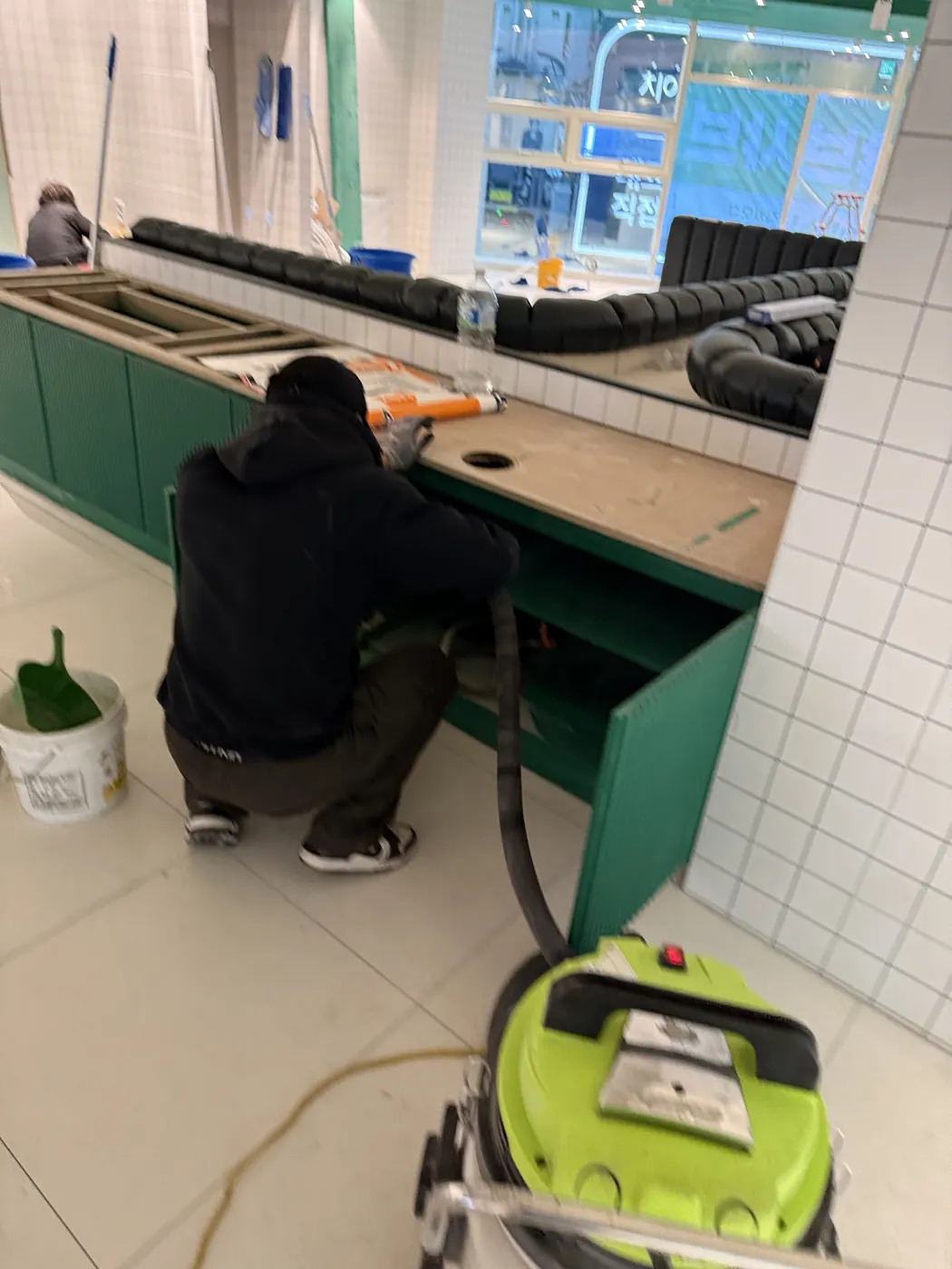 배기 설비 세정 — 수비면 식당청소 현장